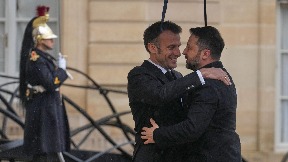 S Makronom o Ukrajini